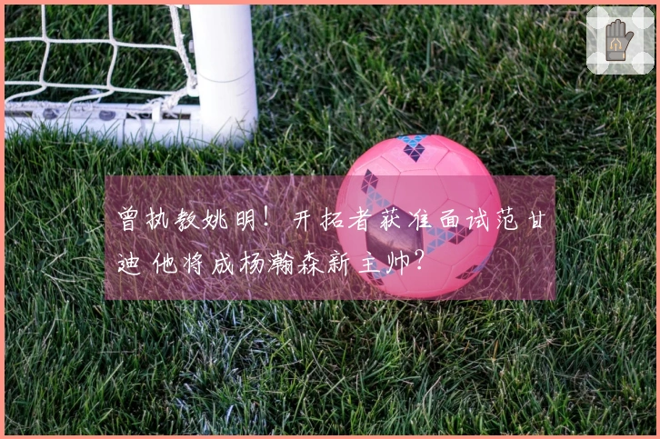 曾执教姚明！开拓者获准面试范甘迪 他将成杨瀚森新主帅？